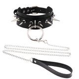 Leash Collar Dark Gothic Necklace Chain