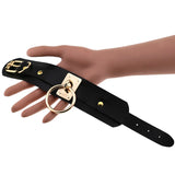 Exaggerated Punk Leather Bracelet Rivet Stud Wide Cuff Gothic Rock Bangle