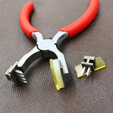 Leather Craft Tools Hole Punch Plier Pricking Iron Chisel Sets 4mm/3.38mm