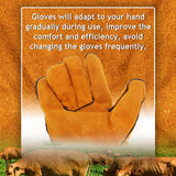 Leather Forge Welding Gloves Heat/Fire Resistant Mitts