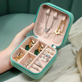 Leather Jewelry Box Travel Portable Jewelry Holder Packaging Display