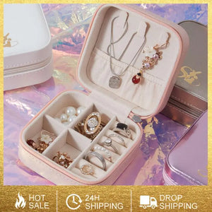 Colorful Travel Jewelry Portable Storage Box