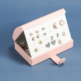 Leather Jewelry Storage Box Display Style Packaging Boxes Convenient Container
