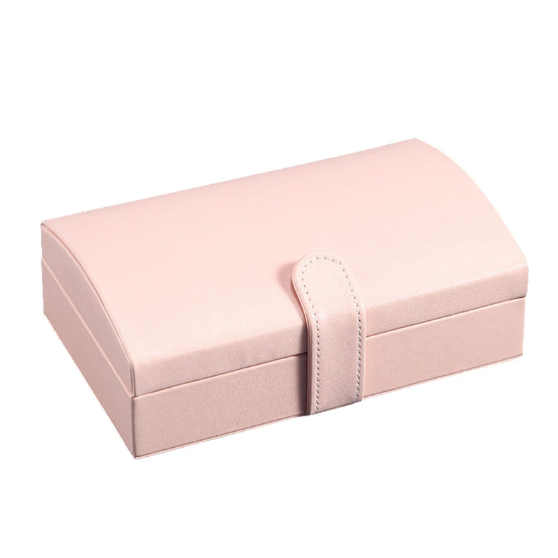 Leather Jewelry Storage Box Display Style Packaging Boxes Convenient Container
