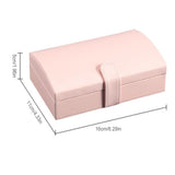 Leather Jewelry Storage Box Display Style Packaging Boxes Convenient Container