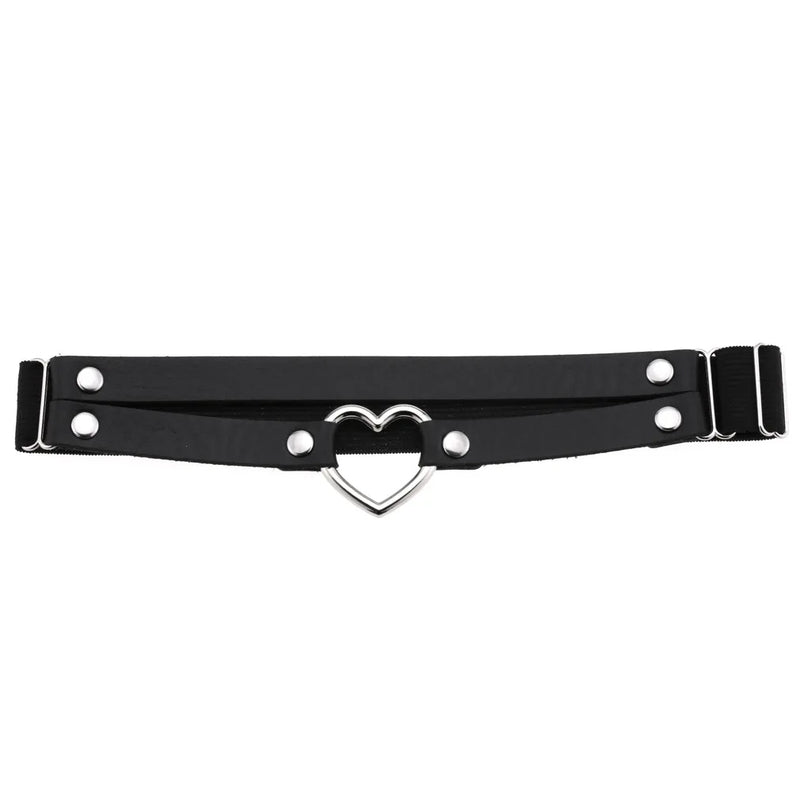 Rock Heart Leg Harness Thigh Garter Belt for Women Girls