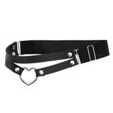 Rock Heart Leg Harness Thigh Garter Belt for Women Girls