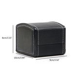 Leather Wristwatch Box Display Jewelry Watch Black/Red/Brown