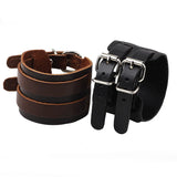 Leather Men Cuff Wrap Punk Bracelet & Bangles