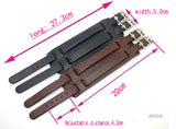 Leather Men Cuff Wrap Punk Bracelet & Bangles
