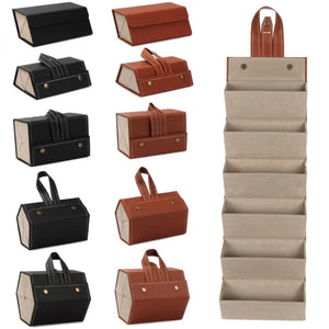 Multi-layer Glasses Box 6 Slots Travel Glasses Bag Hanging Glasses Frame
