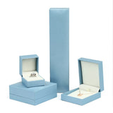 Leather Jewelry Storage Box Necklace Packaging Case