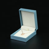 Leather Jewelry Storage Box Necklace Packaging Case