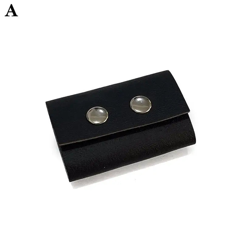 Leather Ponytail Holder Faux Leather Ring Hairpin Fresh Women Hair Tie