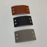 Leather Ponytail Holder Faux Leather Ring Hairpin Fresh Women Hair Tie