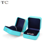 Leather Ring Box Wedding Single Ring Brooch Necklace Box
