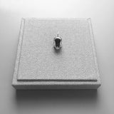 Leather Rope Necklace Skull CZ 925 Sterling Silver Jewelry European Punk Gift