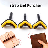 Leather Round Corner Punch Strap Belt End Puncher Shallow Round Cutting Die Tool