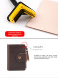 Leather Round Corner Punch Strap Belt End Puncher Shallow Round Cutting Die Tool