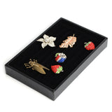 Velvet Suede Jewelry Display Tray Organizer