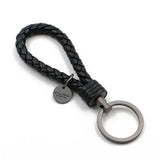 Hand-woven Leather Car Key Chain Pendant Lanyard