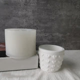 Leaves Barrels Concrete Silicone Pot Mold DIY Garden Flower Pots Mold