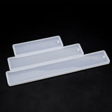 Wave Rectangle Bookmark Resin Mold Silicone Jewelry Making Casting Mould