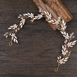 Crystal Beads Headband Wedding Hair Jewelry for Women