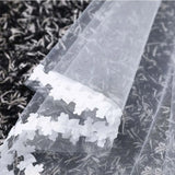 Leaves Lace Bride Headdress Wedding Veil without Comb