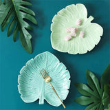 Leaf Silicone Mould Tray Epoxy Resin Moulds Leaf Saucer Fruit Tray Mold