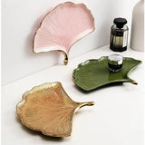 Leaf Silicone Mould Tray Epoxy Resin Leaf Shape Saucer Fruit Mold
