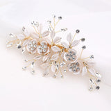 Champagne Flower Hair Clip Bridal Wedding Hair Accessories