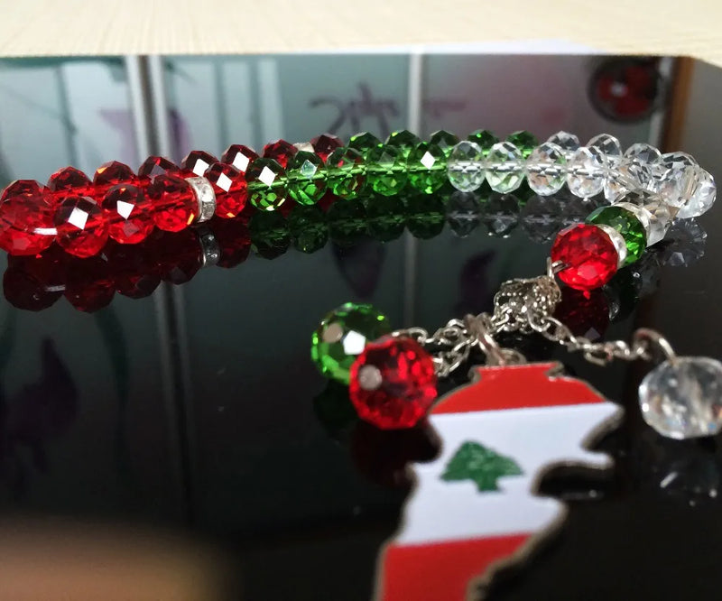 Lebanon Necklace Car/Home/Office Hanging Liban Flag Lebanese Bracelet