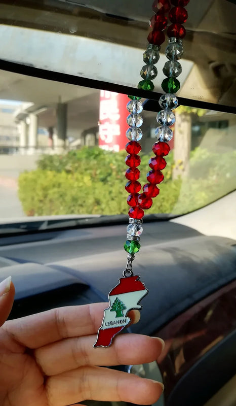 Lebanon Flag Necklace Refrigerator Magnets