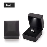 LED Jewelry Box Bracelet Ring Storage Box Organizer with Lamp