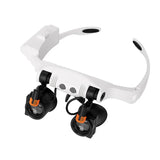 Double Eye Glasses Loupe Lens Glasses Magnifier Watchmaker Jewelry Optical Lens