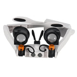 Double Eye Glasses Loupe Lens Magnifier Watchmaker Jewelry Optical Lens