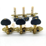 Classical Guitar Tuning Pegs Machine Heads 3L3R,Black