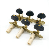 Classical Guitar Tuning Pegs Machine Heads 3L3R,Black
