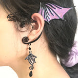 Pink Dragon Ear Cuff for Women