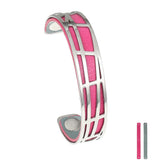 14MM Stainless Steel Cuff Bracelet Hollow Design
