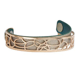 Manchette Bangles Reversible Leather Band Jewelry