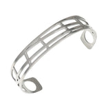 Bracelets Argent Flower Bangles Reversible Leather Band Jewelry