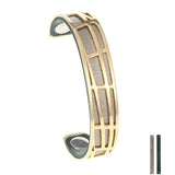 Hollow 14mm Cuff Bangles Stainless Steel Bracelet for Women