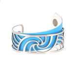 Love Bracelets Stainless Steel Women Cuff Bangles Reversible Leather Band