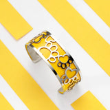 Legenstar Love Cuff Bracelets Paw Foot Bangles Reversible Leather