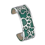 Legenstar Love Cuff Bracelets Paw Foot Bangles Reversible Leather