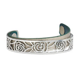 Manchette Bracelet Rose Flower Leather Bangle Wedding Gift