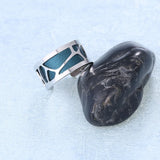 Stainless Steel Women's Ring Adjustable Interchangeable Leather Bague