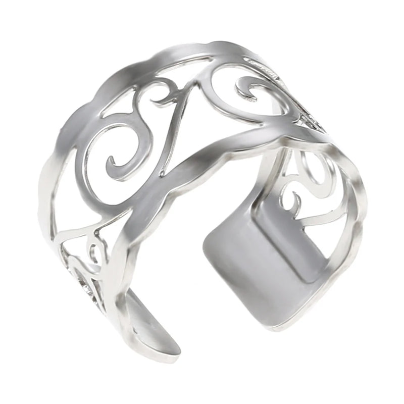 Stainless Steel Rings Femme Bague Interchangeable Accessories Jewelry